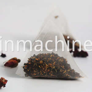 a machine designed for packing herbal tea into bags